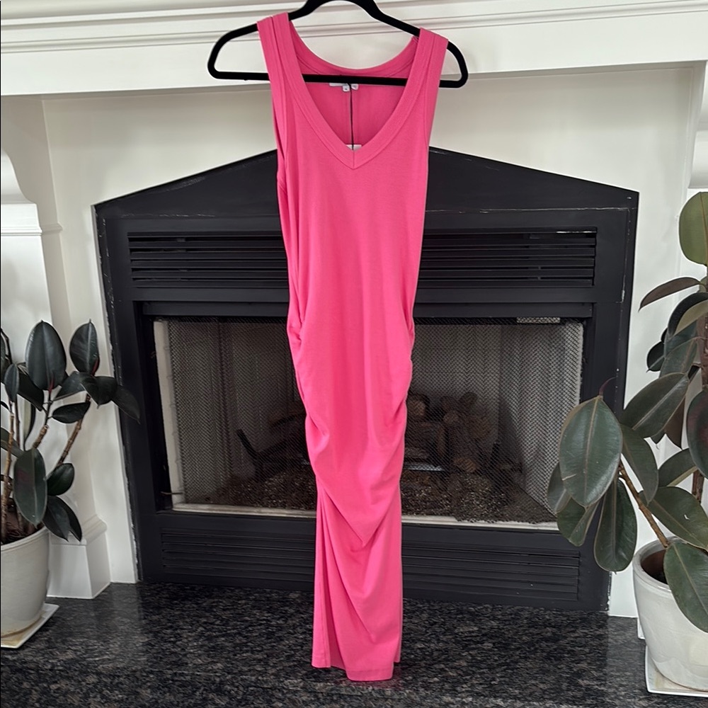 Michael Stars Pink Midi Dress